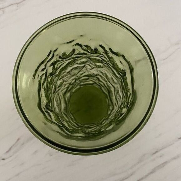 Vintage EO Brody Tall Green Crinkle Vase Home Decor Decorative MCM - Picture 6 of 9